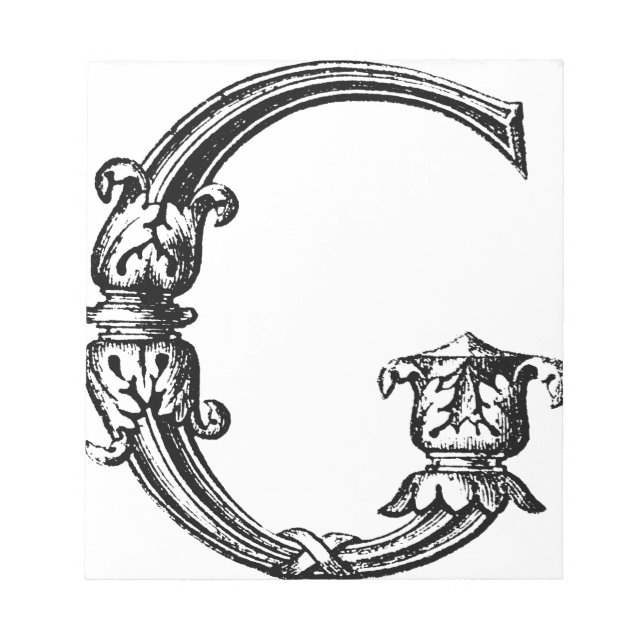 DEKORATIV G ANTECKNINGSBLOCK (Framsida)