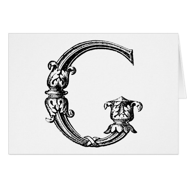 DEKORATIV G HÄLSNINGSKORT (Framsidan Horizontal)