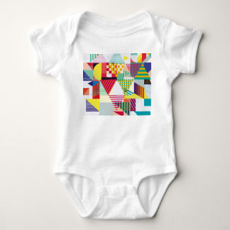 Dekorativ geometri, abstrakt sömlös mönster. t shirt