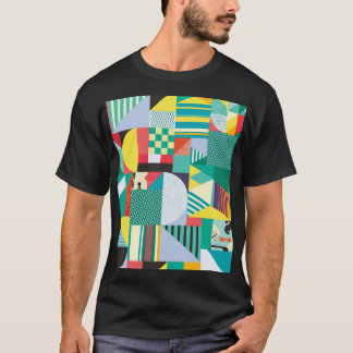 Dekorativ geometri: Vintage Mönster Inslag T Shirt
