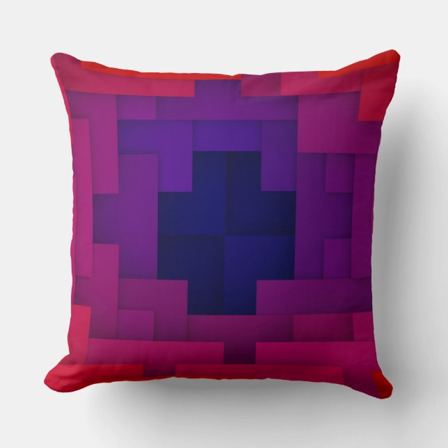 Dekorativ geometrisk kastkudde kudde (Framsida)