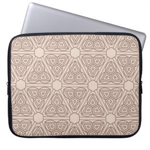 dekorativ geometrisk sömlös mönster. illustration laptop fodral