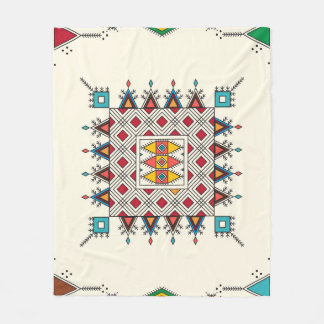 Dekorativ geometrisk upprepning av mönster inspire fleecefilt