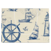 Dekorativ gift-flagga med Marine Inslag