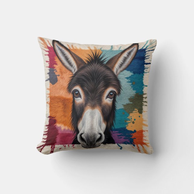 Dekorativ glädje: Donkey Kilim Pillow Kudde (Framsida)