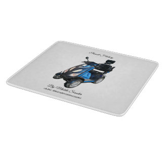 Dekorativ glasskärbräda 15,2 cm x 17,8 cm