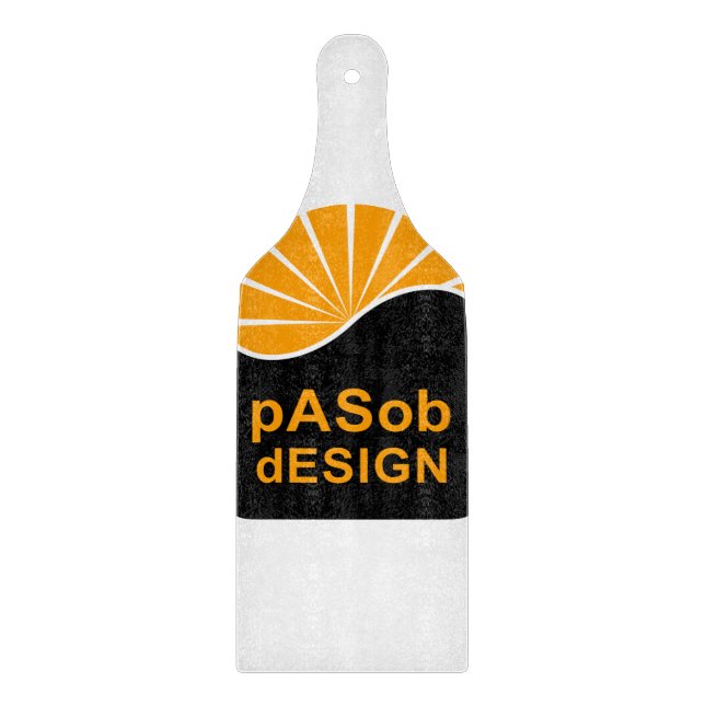 Dekorativ glasskärbräda paddel (Framsidan)
