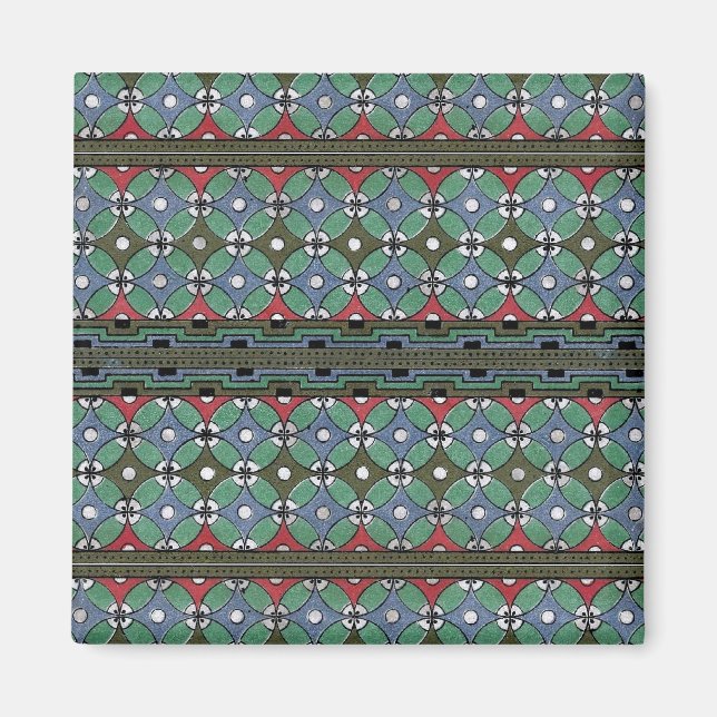 Dekorativ Gräns design ( Owen Jones ) Magnet (Framsidan)