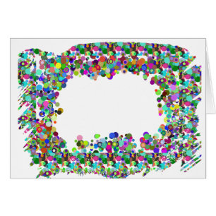 Dekorativ gräns - mallalternativ som tillfogar hälsningskort