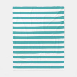 Dekorativ Grönt Vit stripe Trend Färg Modern Fleecefilt