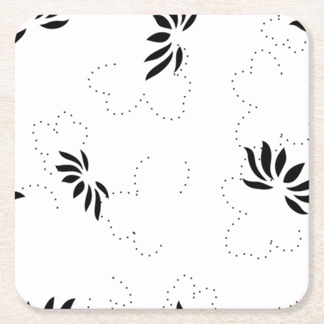 Dekorativ, Gunsmoke Pappersunderlägg Underlägg Papper Kvadrat (Framsidan)