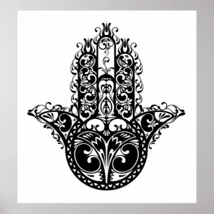 Dekorativ Hamsa Design 2 Poster