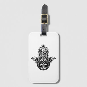 Dekorativ Hamsa design Bagagebricka