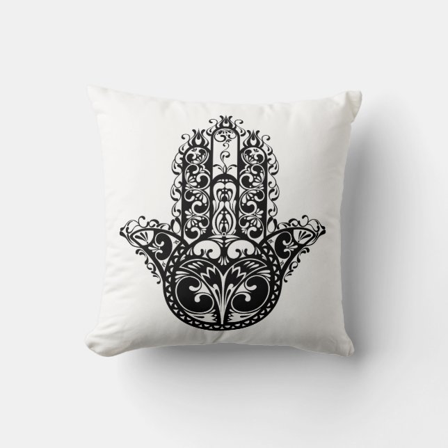 Dekorativ Hamsa design Kudde (Framsida)