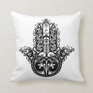 Dekorativ Hamsa design Kudde