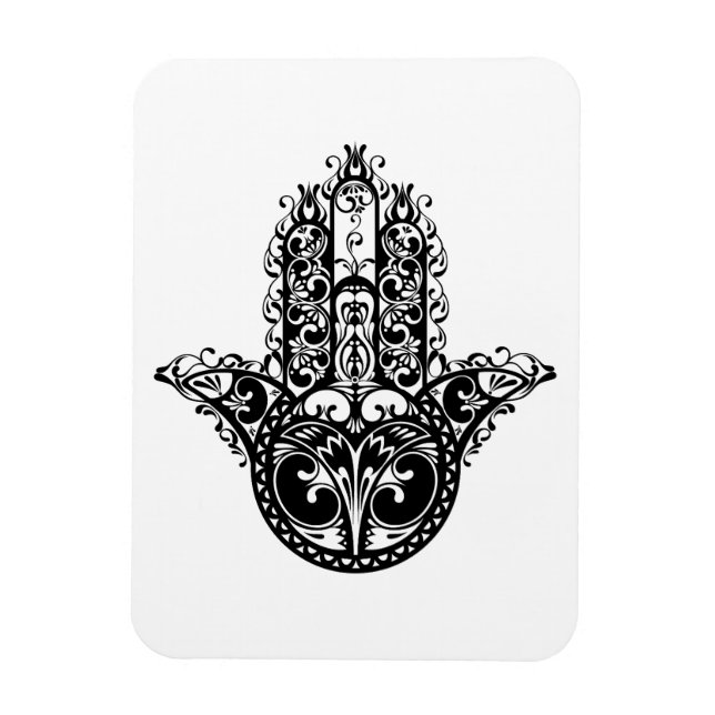 Dekorativ Hamsa-design Magnet (Vertikal)