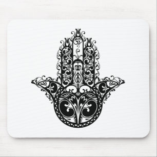 Dekorativ Hamsa design Musmatta