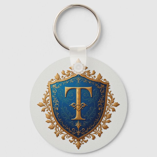 Dekorativ heraldisk sköld nyckelring (Framsida)