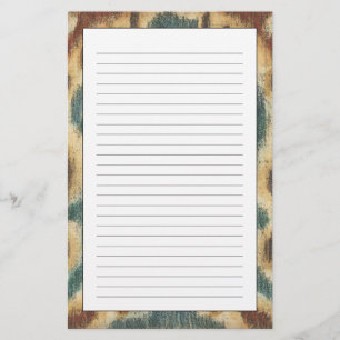 Dekorativ Ikat Fabric Design av Chariklia Zarris Brevpapper