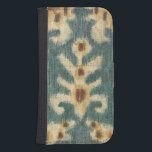 Dekorativ Ikat Fabric-design av Chariklia Zarris Galaxy S4 Plånboksfodral<br><div class="desc">En abstrakt mönster tillverkad av Chariklia Zarris,  har ett mönster som kallas ikat. Denna speciella vävningsform utnyttjar förmågan att motstå färgning,  vilket behållor färgen att tränga in i hela vävnaden. Det skapar intressant mönster på en väv som ser fantastisk på väggen!</div>