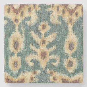 Dekorativ Ikat Fabric Design av Chariklia Zarris Stenunderlägg