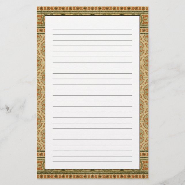 Dekorativ italiensk mosaik av Vision Studio Brevpapper (Framsida)