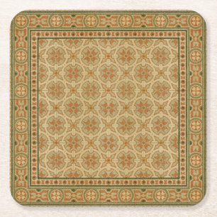 Dekorativ italiensk mosaik av Vision Studio Underlägg Papper Kvadrat