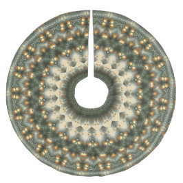 Dekorativ jul Helgdag Träd Skirt Julgransmatta Borstad Polyester