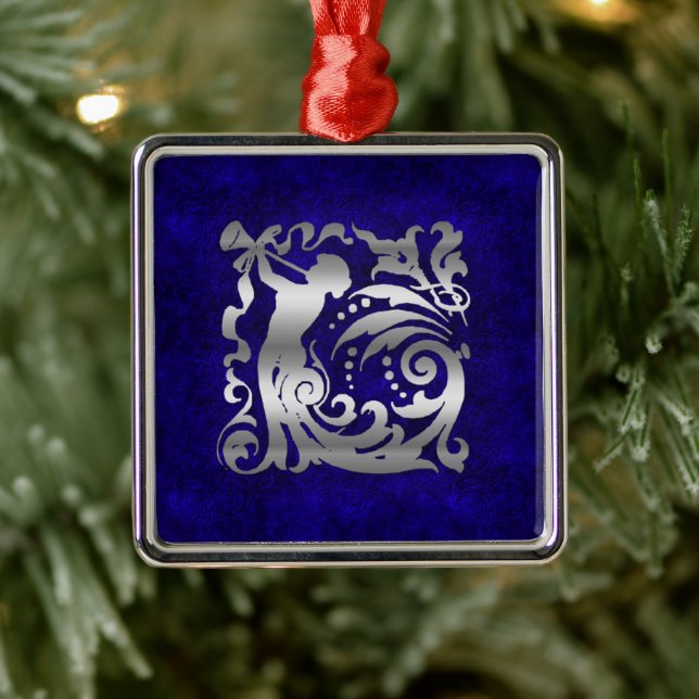 Dekorativ jul i Silver Julgransprydnad Metall (Träd)