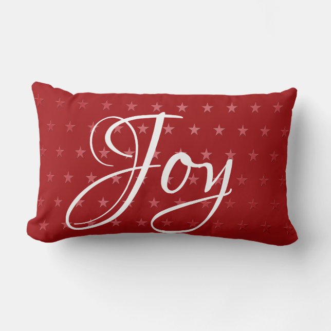 Dekorativ jul Joy Helgdag Lumbarkudde (Framsida)