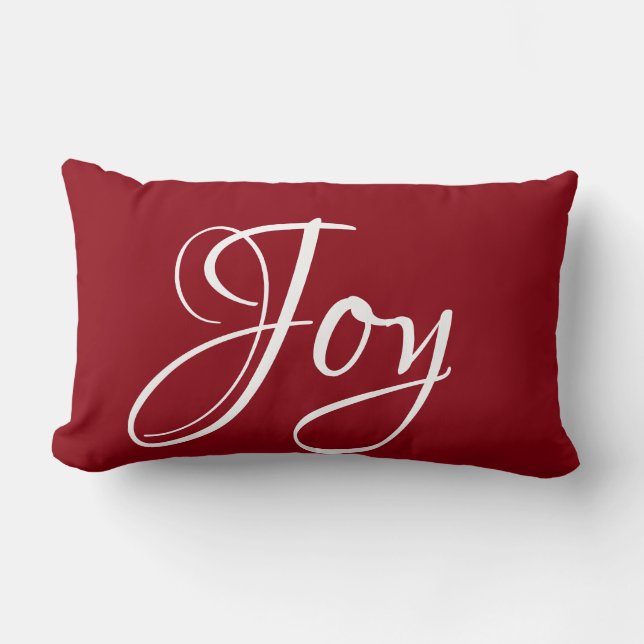 Dekorativ jul Joy Helgdag Lumbarkudde (Framsida)