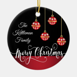 Dekorativ juldesign julgransprydnad keramik