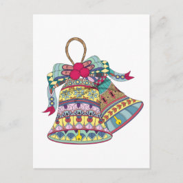 Dekorativ julklocka element helg vykort