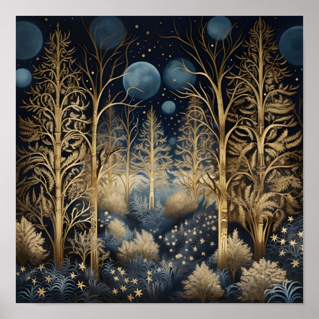 Dekorativ julskog poster (Framsidan)