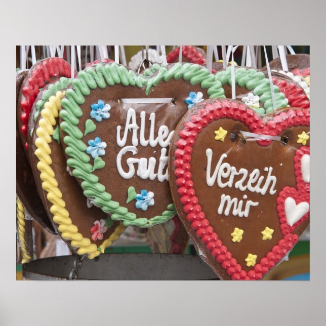 Dekorativ kaka poster (Framsidan)