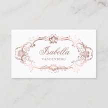 Dekorativ Klassisk Vintage Chic Roséguld