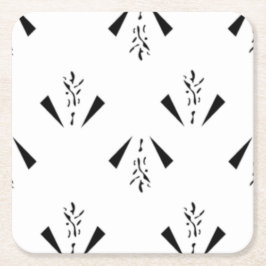 Dekorativ, kolgrå pappersunderlägg underlägg papper kvadrat