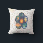 Dekorativ kudde<br><div class="desc">En kosmisk mandala som blandar stjärnor, oceaner, skogar och berg till en helig-dans av natur och själ. Perfekt för drömmare, natur älskare och sökande av universell harmoni.</div>