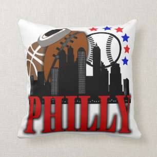 Dekorativ kudde 16" för Philly sportpolyester x