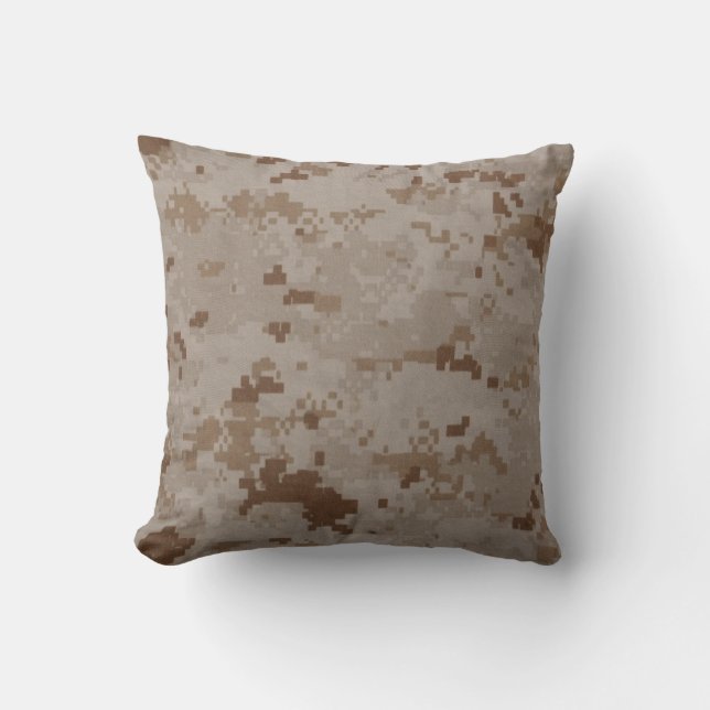 Dekorativ kudde 20" för öken MARPAT x 20", (Framsida)