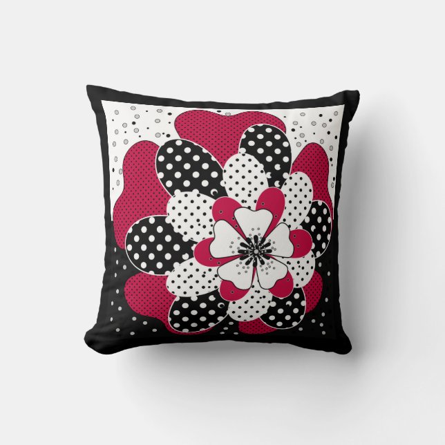 Dekorativ kudde Abstrakt-filtret eller (Framsida)