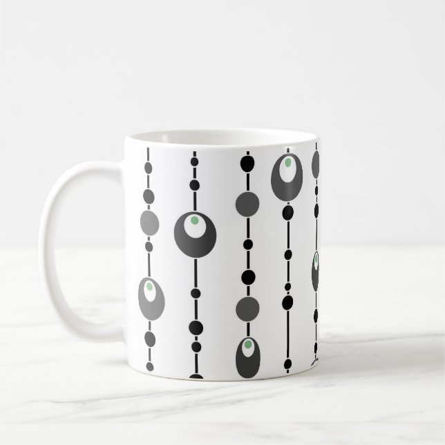 Dekorativ kudde-Abstraktens återdesign för dekorat Kaffemugg (Vänster)