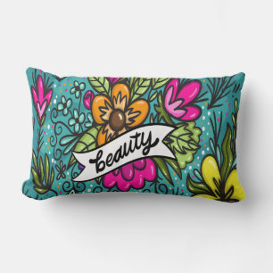 Dekorativ kudde Beauty med Flowers