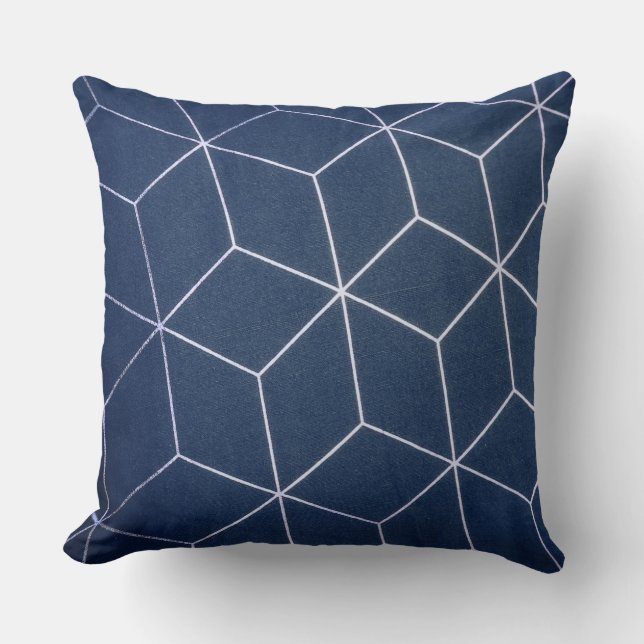Dekorativ kudde Blue Mönster (Framsida)