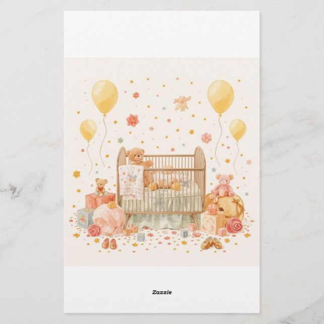 Dekorativ kudde brevpapper (Baksida)