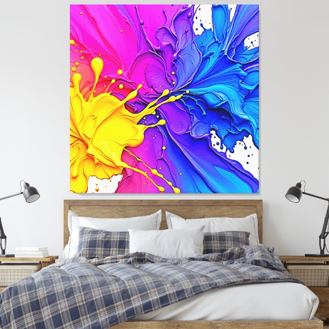 Dekorativ kudde canvastryck (Insitu (sovrum))