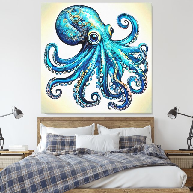 Dekorativ kudde canvastryck (Insitu (sovrum))