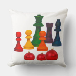 Dekorativ kudde Chess i jul