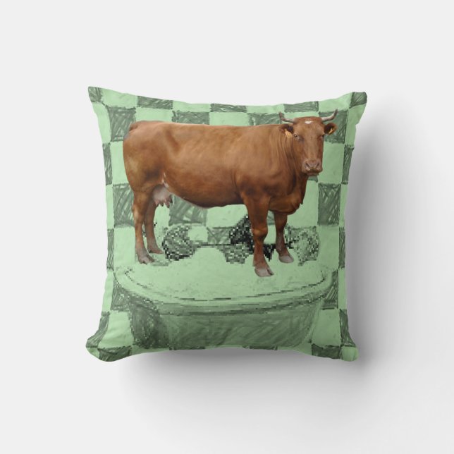 Dekorativ kudde Cow (Framsida)