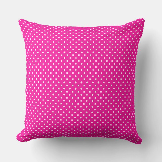 Dekorativ kudde, Cushion, Candy Rosa Geometrics Kudde (Framsida)